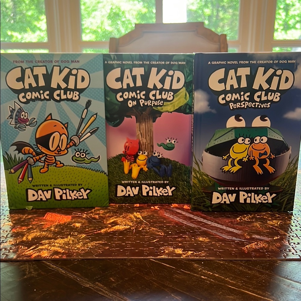 Cat Kid Comic Club Book Set by - Multicolor